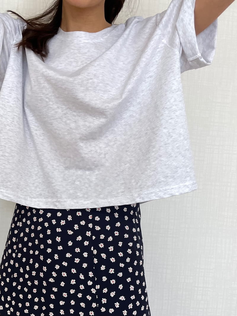RIPPLE - Korean Children Fashion - #Kfashion4kids - Crop Silket T-Shirt - 3