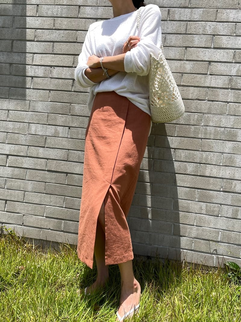 RIPPLE - Korean Children Fashion - #Kfashion4kids - River Linen Skirt