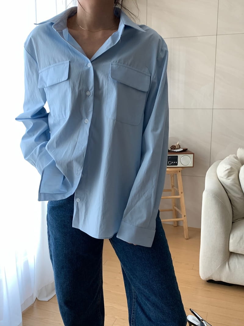 RIPPLE - Korean Children Fashion - #Kfashion4kids - Pocket Shirt