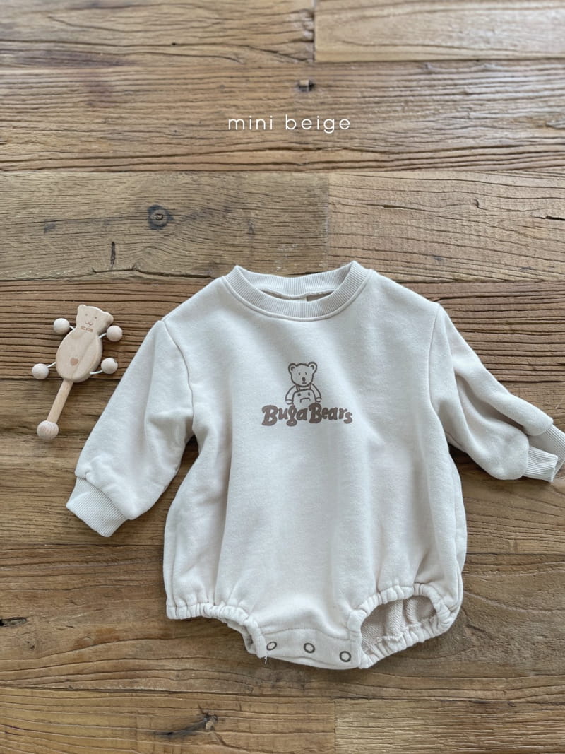 THE BEIGE - Korean Children Fashion - #Kfashion4kids - Bear Bodysuit - 2