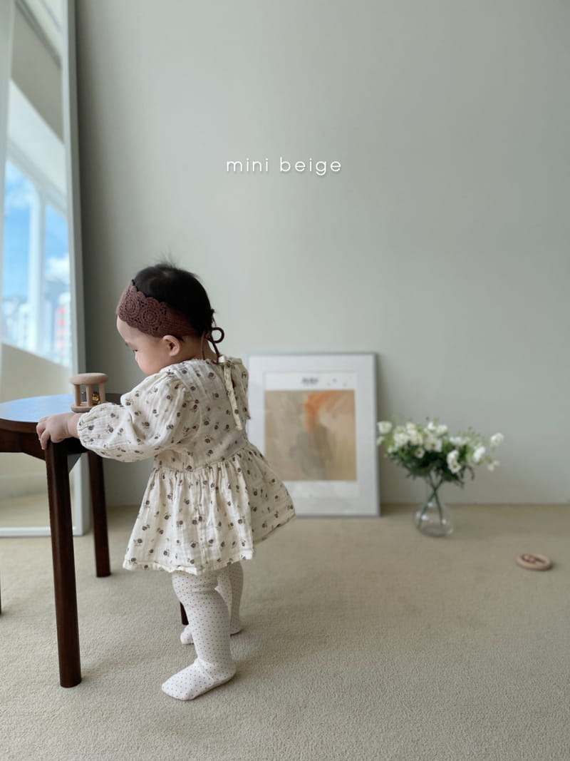 THE BEIGE - Korean Children Fashion - #Kfashion4kids - Puff Skirt Bodysuit - 12
