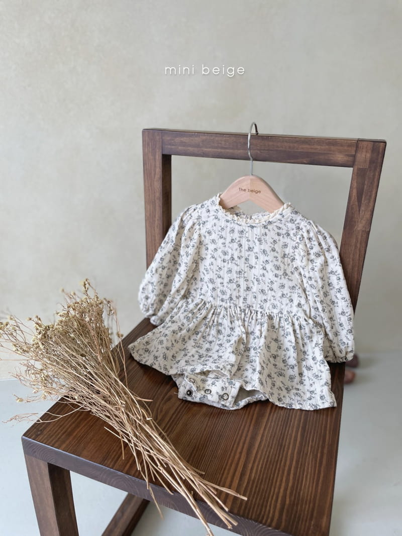THE BEIGE - Korean Children Fashion - #Kfashion4kids - Puff Skirt Bodysuit - 5