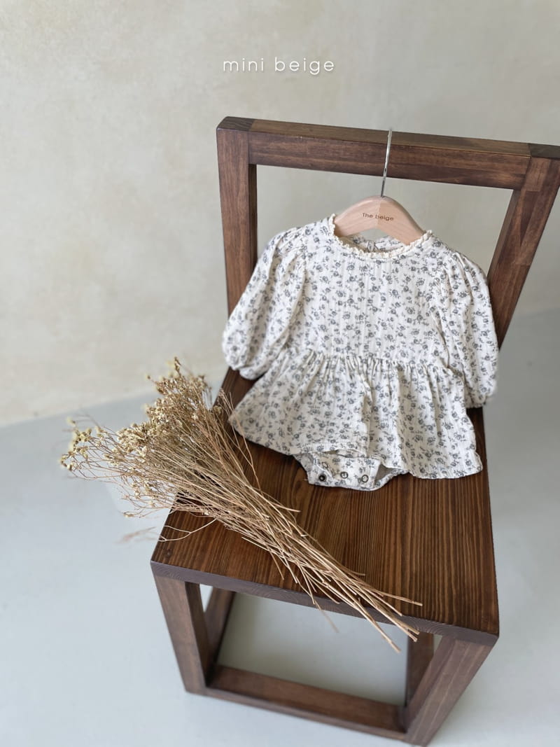 THE BEIGE - Korean Children Fashion - #Kfashion4kids - Puff Skirt Bodysuit - 6