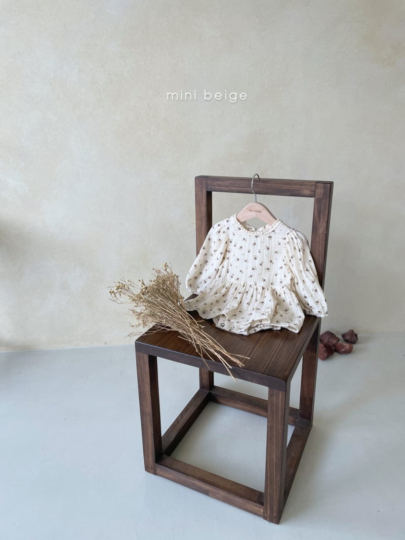 THE BEIGE - Korean Children Fashion - #Kfashion4kids - Puff Skirt Bodysuit - 7