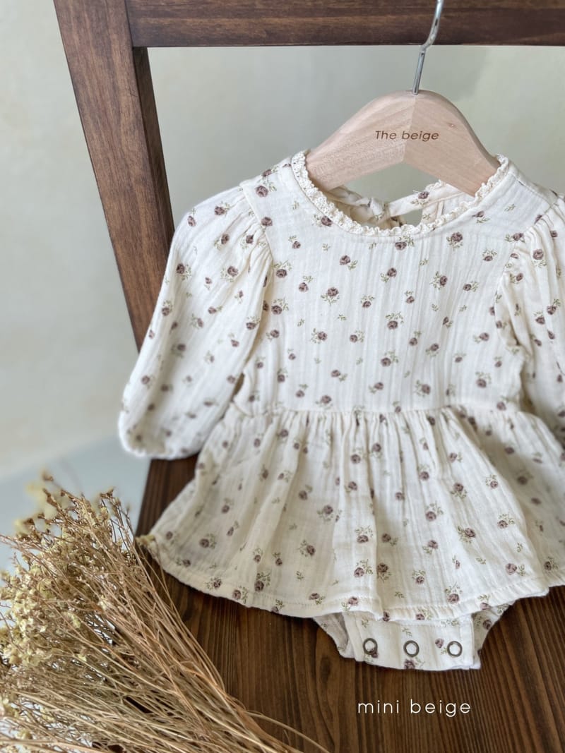THE BEIGE - Korean Children Fashion - #Kfashion4kids - Puff Skirt Bodysuit - 8