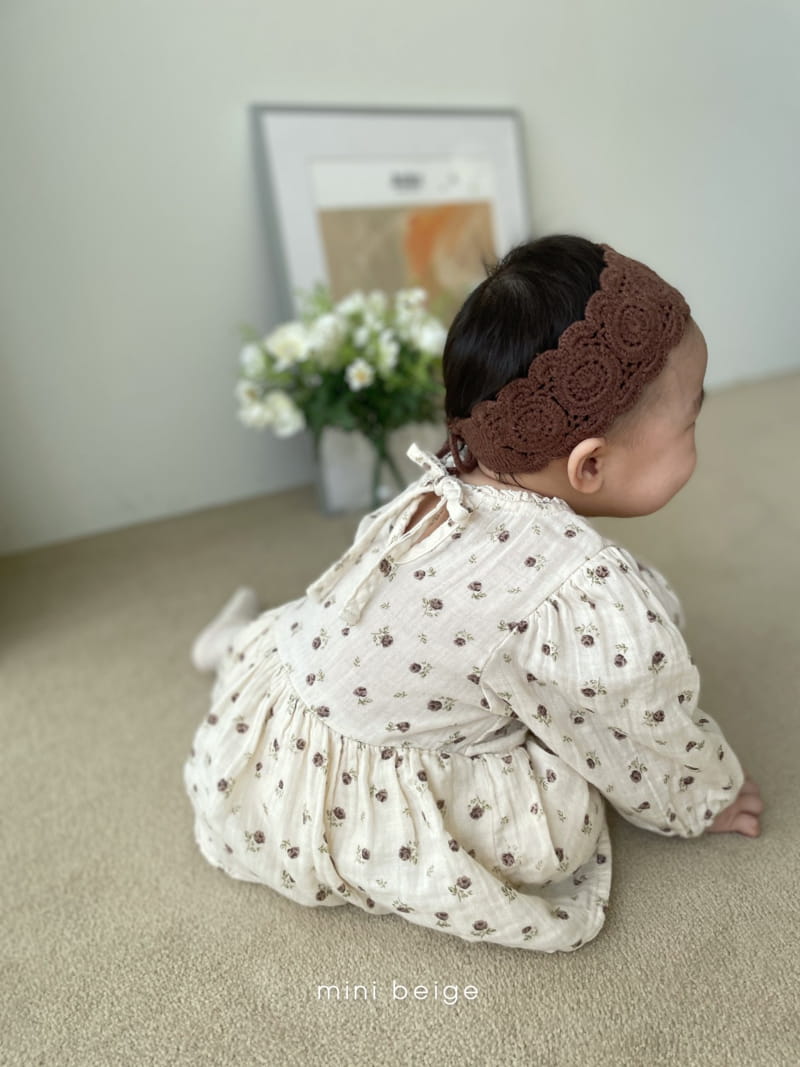 THE BEIGE - Korean Children Fashion - #Kfashion4kids - Puff Skirt Bodysuit - 9