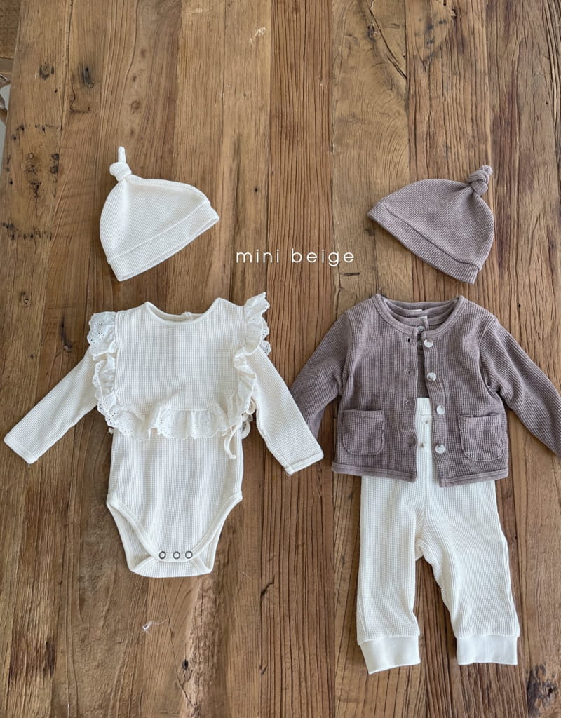 THE BEIGE - Korean Children Fashion - #Kfashion4kids - Waffle Cape - 3