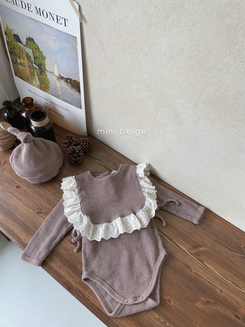 THE BEIGE - Korean Children Fashion - #Kfashion4kids - Waffle Cape - 4