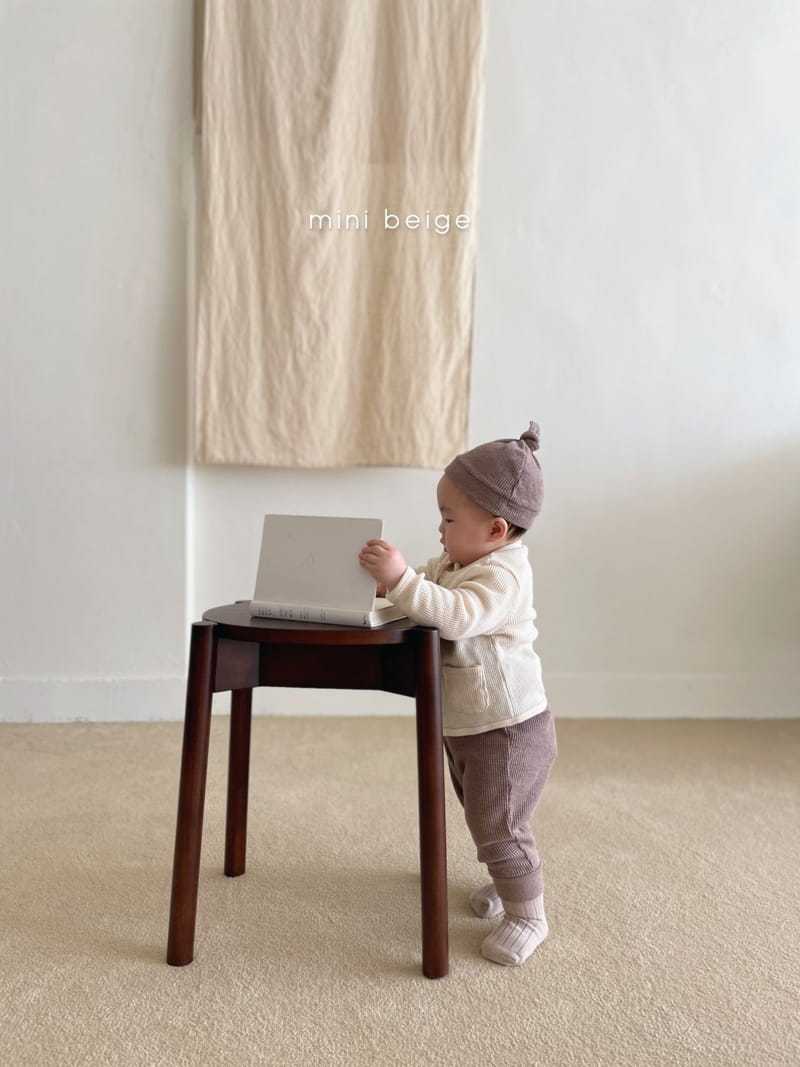 THE BEIGE - Korean Children Fashion - #Kfashion4kids - Waffle Cardigan - 5