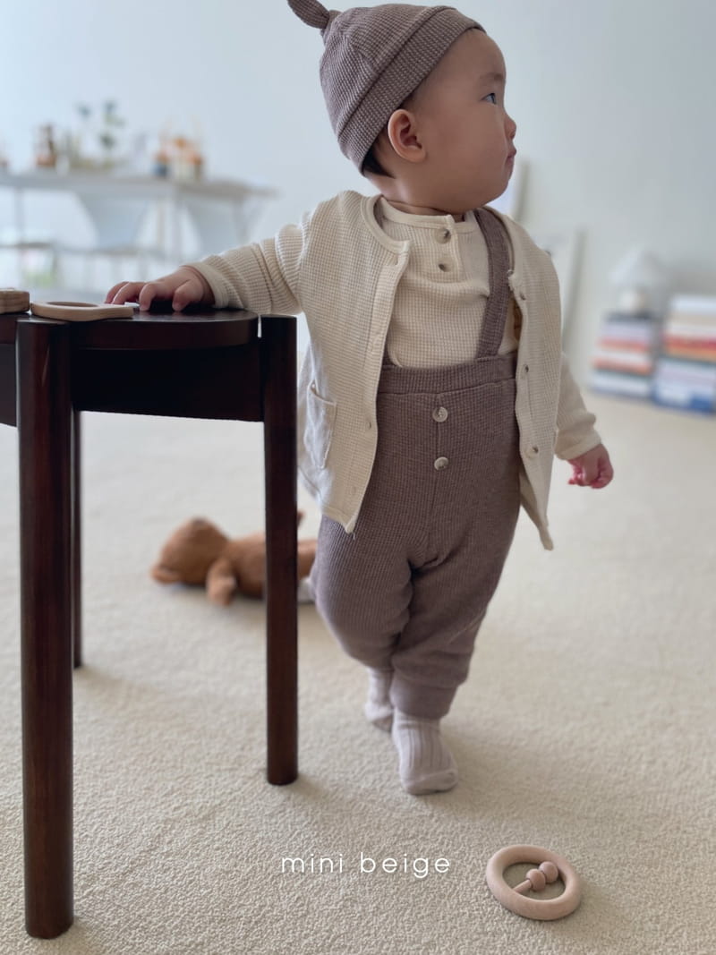 THE BEIGE - Korean Children Fashion - #Kfashion4kids - Waffle Cardigan - 7