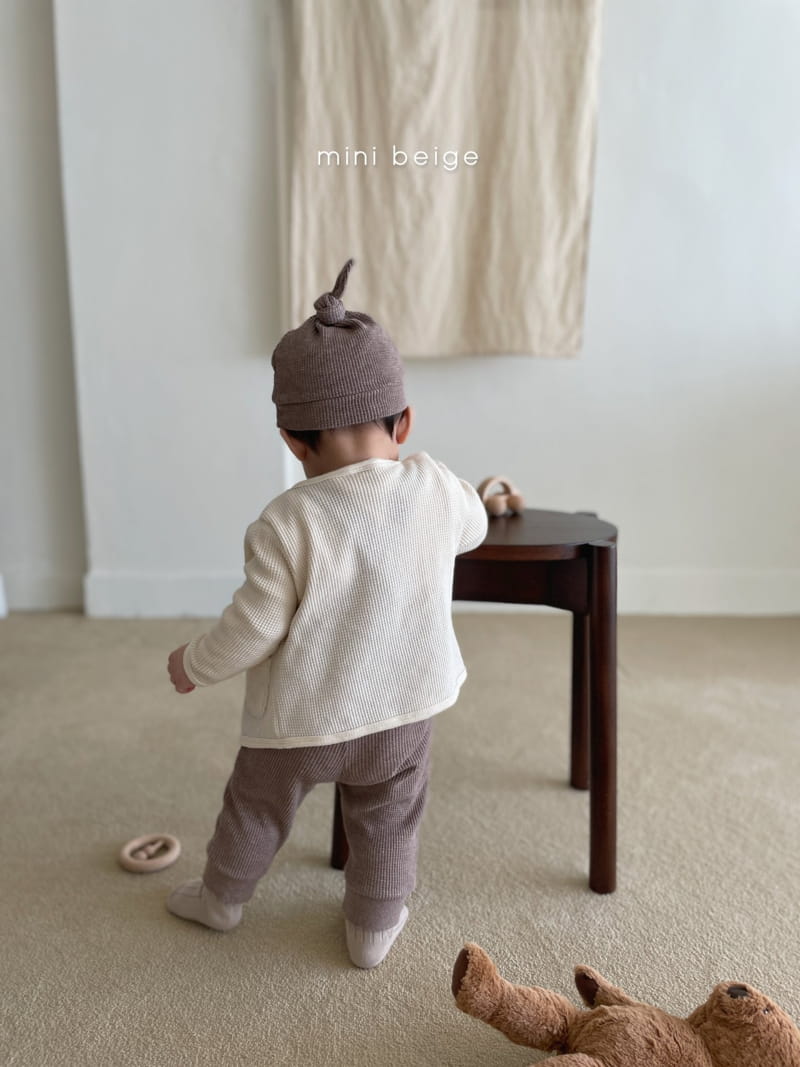 THE BEIGE - Korean Children Fashion - #Kfashion4kids - Waffle Cardigan - 9