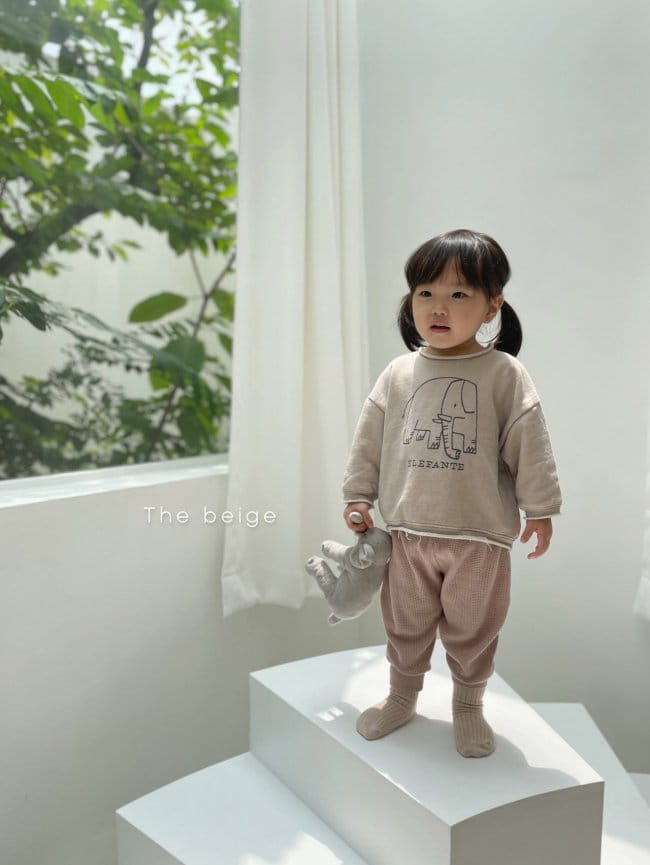 THE BEIGE - Korean Children Fashion - #Kfashion4kids - Waffle Jogger Pants - 7