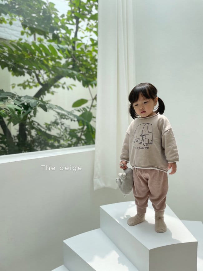 THE BEIGE - Korean Children Fashion - #Kfashion4kids - Waffle Jogger Pants - 8