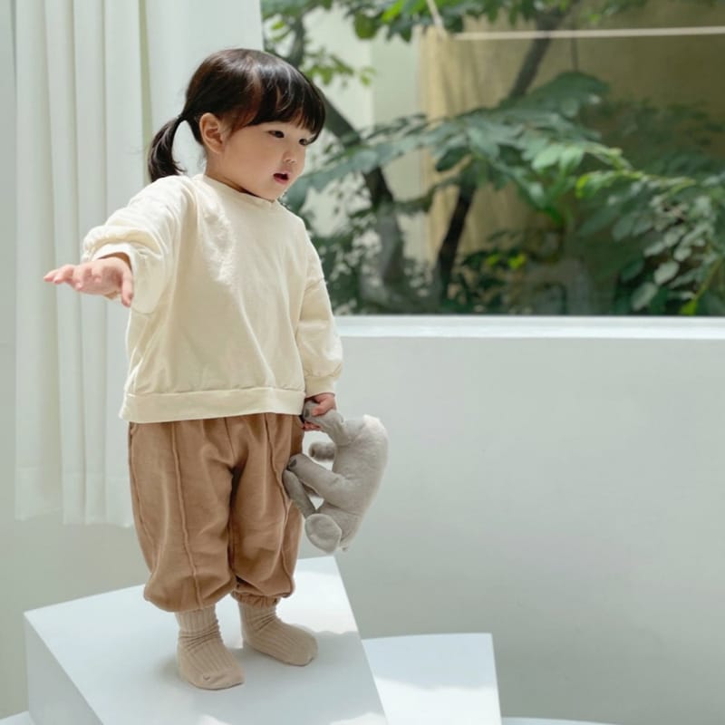 THE BEIGE - Korean Children Fashion - #Kfashion4kids - Pintuck Jogger Pants