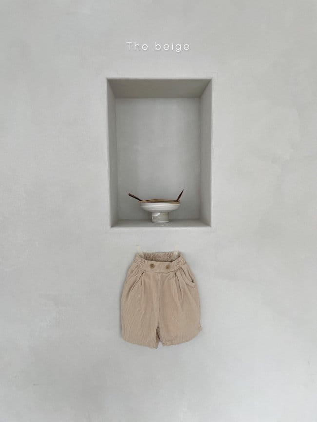 THE BEIGE - Korean Children Fashion - #Kfashion4kids - Corduroy Half Pants - 2