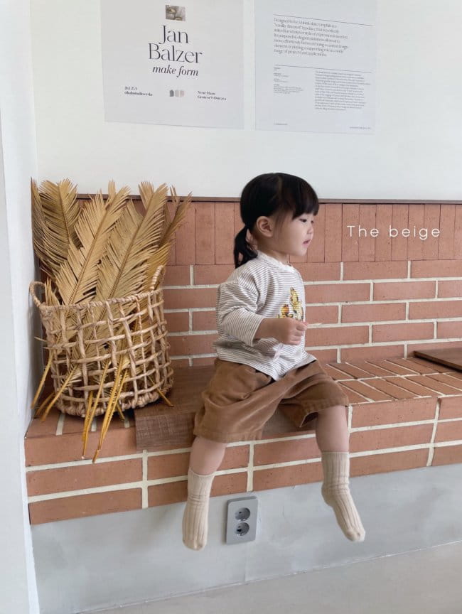 THE BEIGE - Korean Children Fashion - #Kfashion4kids - Corduroy Half Pants - 9