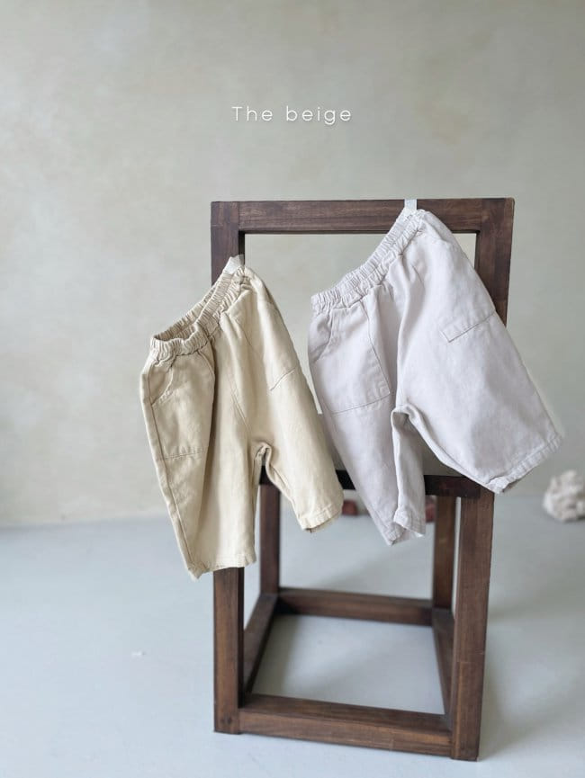 THE BEIGE - Korean Children Fashion - #Kfashion4kids - Pocket Baggy Pants - 3