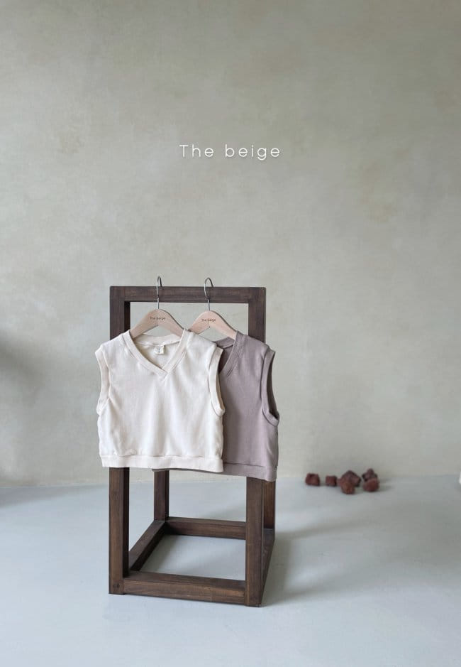 THE BEIGE - Korean Children Fashion - #Kfashion4kids - V-neck Vest