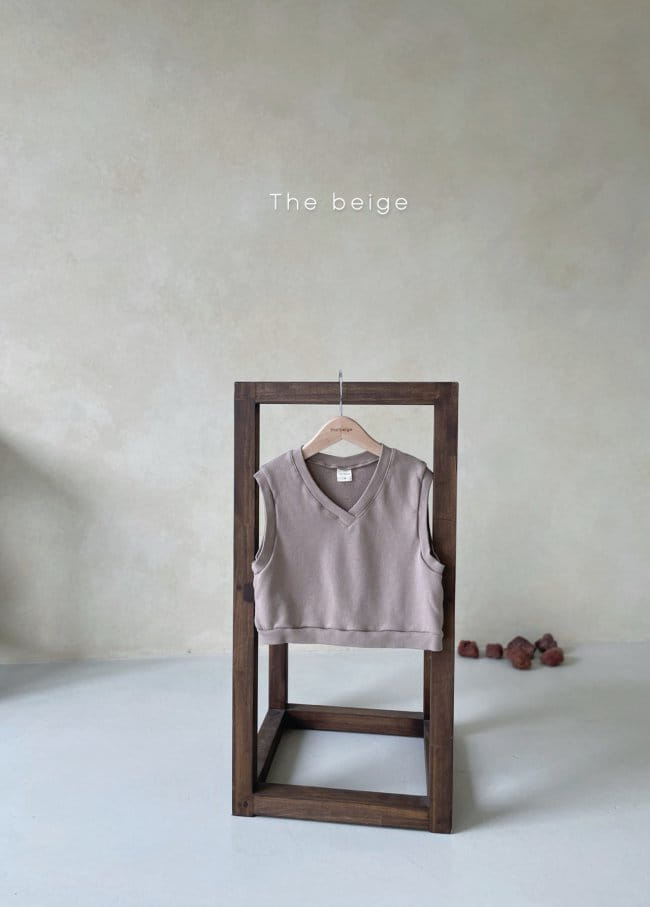 THE BEIGE - Korean Children Fashion - #Kfashion4kids - V-neck Vest - 3
