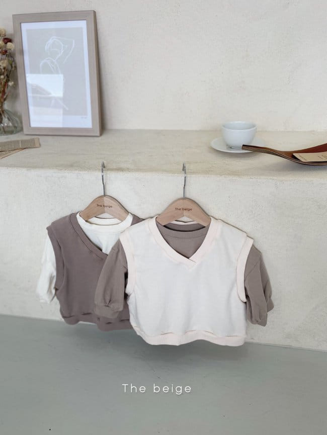 THE BEIGE - Korean Children Fashion - #Kfashion4kids - V-neck Vest - 4
