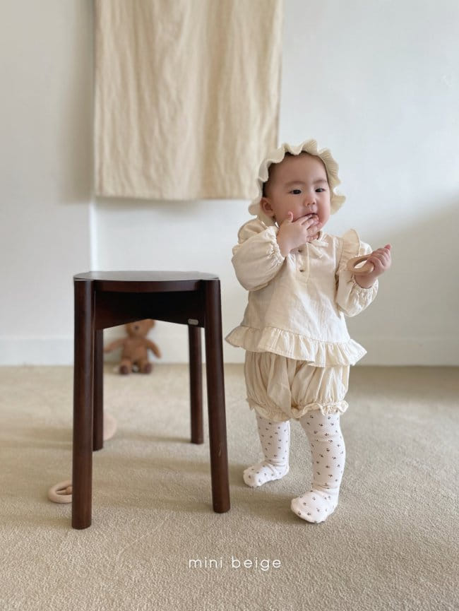 THE BEIGE - Korean Children Fashion - #Kfashion4kids - Print Foot Leggings - 10