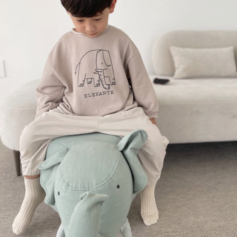 THE BEIGE - Korean Children Fashion - #Kfashion4kids - Pigment Sweatshirt