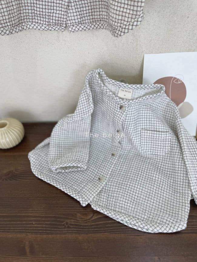 THE BEIGE - Korean Children Fashion - #Kfashion4kids - Check Musline Shirt - 2