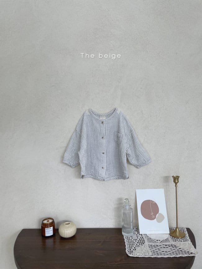 THE BEIGE - Korean Children Fashion - #Kfashion4kids - Check Musline Shirt - 3