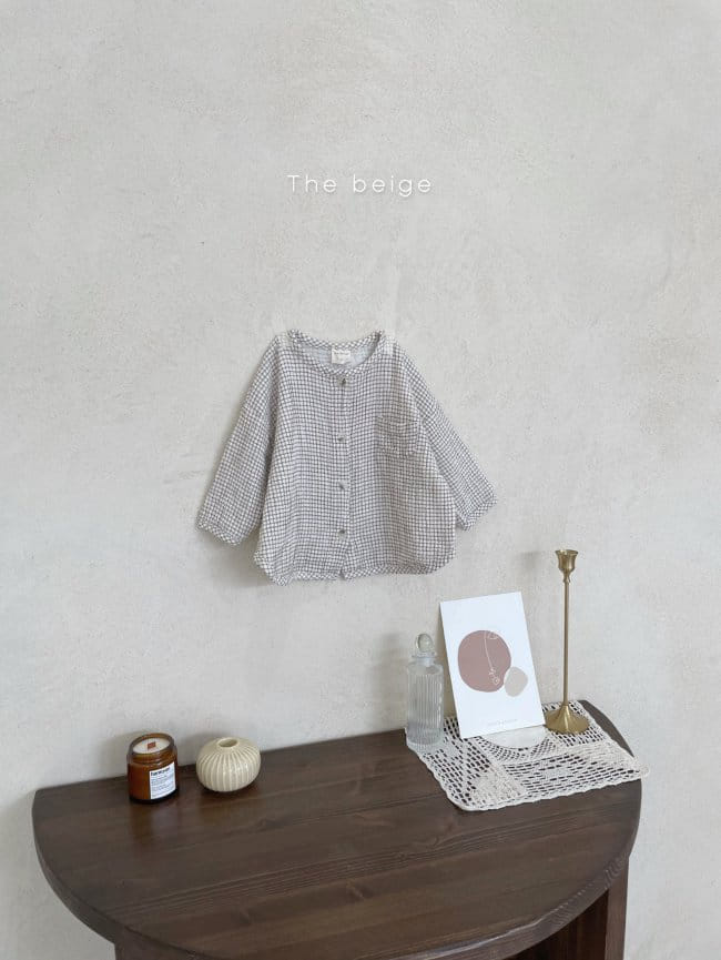 THE BEIGE - Korean Children Fashion - #Kfashion4kids - Check Musline Shirt - 5