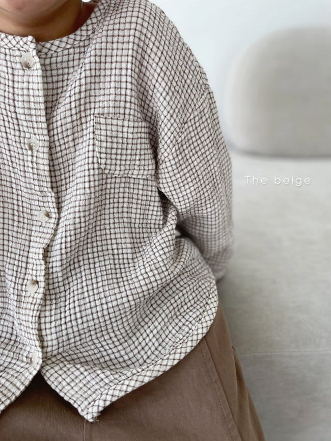 THE BEIGE - Korean Children Fashion - #Kfashion4kids - Check Musline Shirt - 8