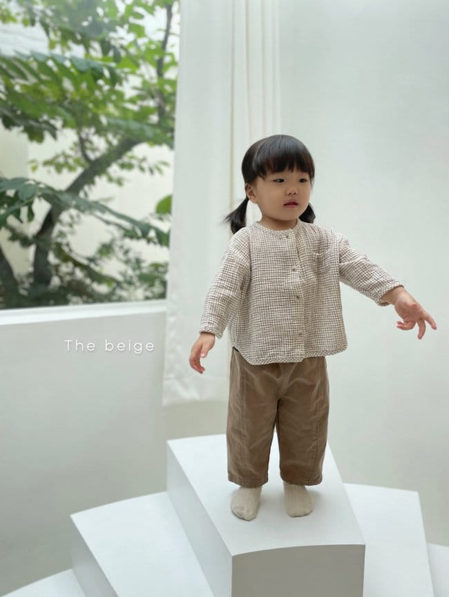 THE BEIGE - Korean Children Fashion - #Kfashion4kids - Check Musline Shirt - 9