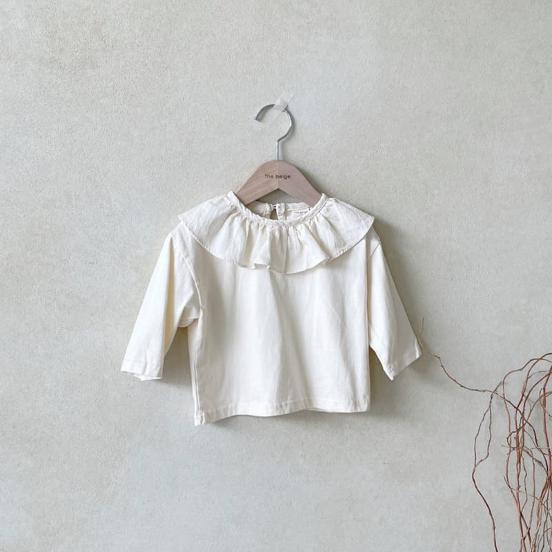 THE BEIGE - Korean Children Fashion - #Kfashion4kids - Frill Tee
