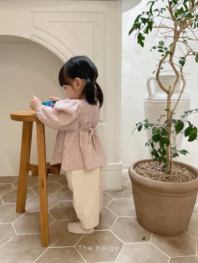 THE BEIGE - Korean Children Fashion - #Kfashion4kids - Puff Ribbon Blouse - 10