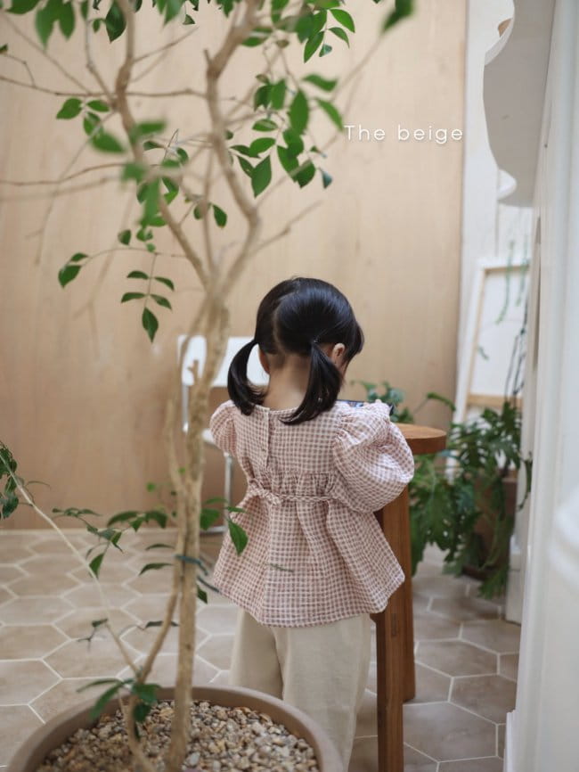 THE BEIGE - Korean Children Fashion - #Kfashion4kids - Puff Ribbon Blouse - 11