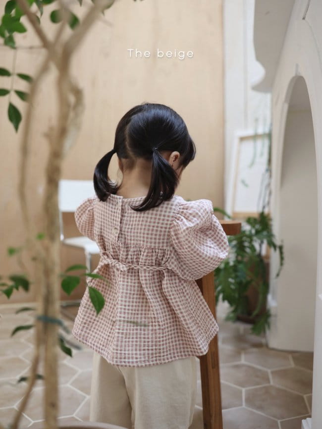 THE BEIGE - Korean Children Fashion - #Kfashion4kids - Puff Ribbon Blouse - 12