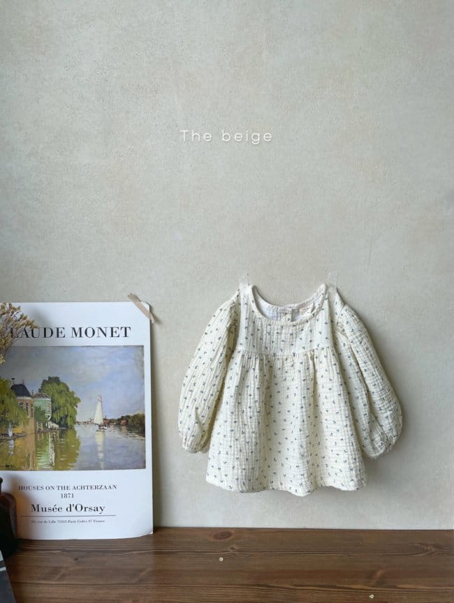 THE BEIGE - Korean Children Fashion - #Kfashion4kids - Puff Ribbon Blouse - 3