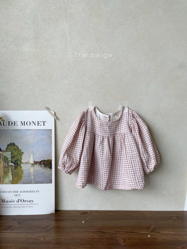 THE BEIGE - Korean Children Fashion - #Kfashion4kids - Puff Ribbon Blouse - 7