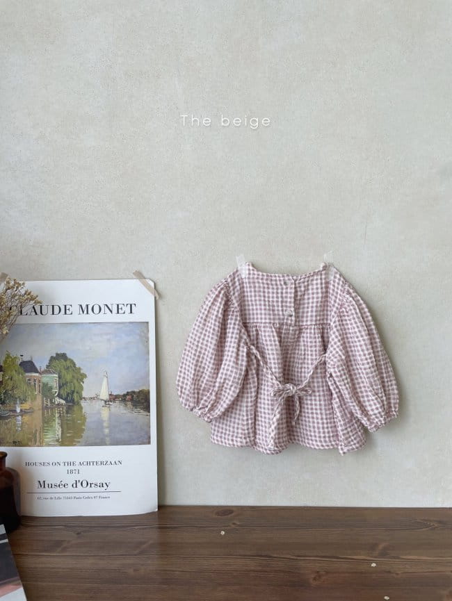 THE BEIGE - Korean Children Fashion - #Kfashion4kids - Puff Ribbon Blouse - 8
