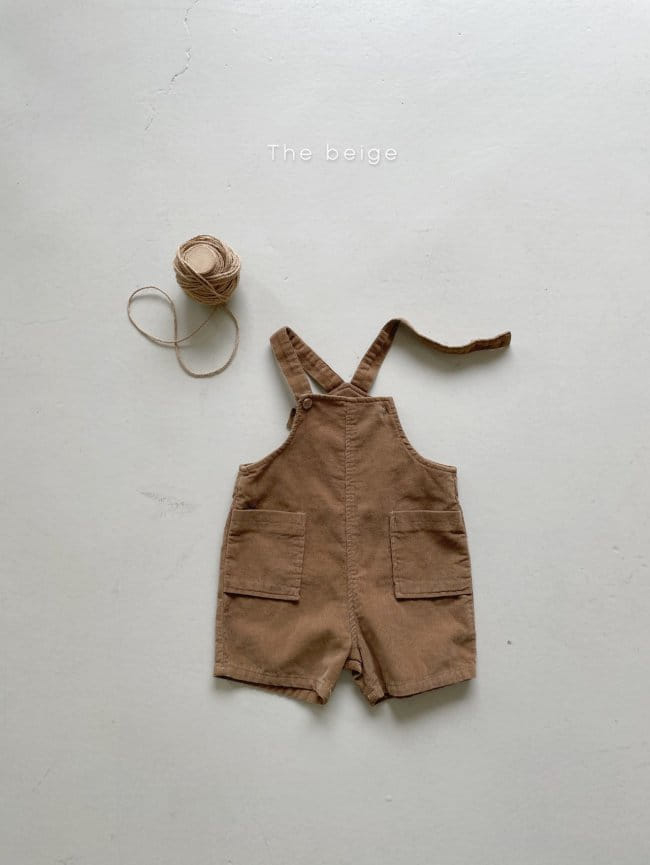 THE BEIGE - Korean Children Fashion - #Kfashion4kids - Suspender Half Pants - 6