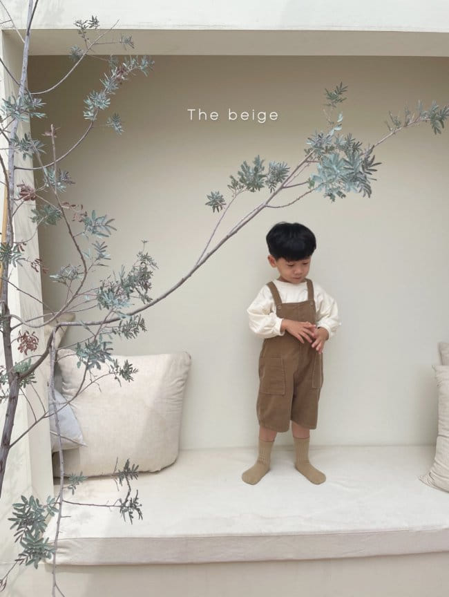 THE BEIGE - Korean Children Fashion - #Kfashion4kids - Suspender Half Pants - 7