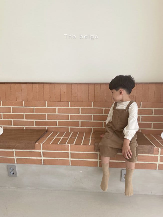 THE BEIGE - Korean Children Fashion - #Kfashion4kids - Suspender Half Pants - 8