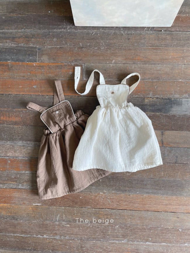 THE BEIGE - Korean Children Fashion - #Kfashion4kids - Suspender Skirt - 5
