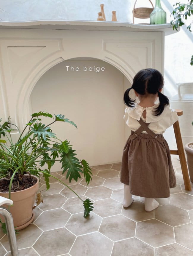 THE BEIGE - Korean Children Fashion - #Kfashion4kids - Suspender Skirt - 8