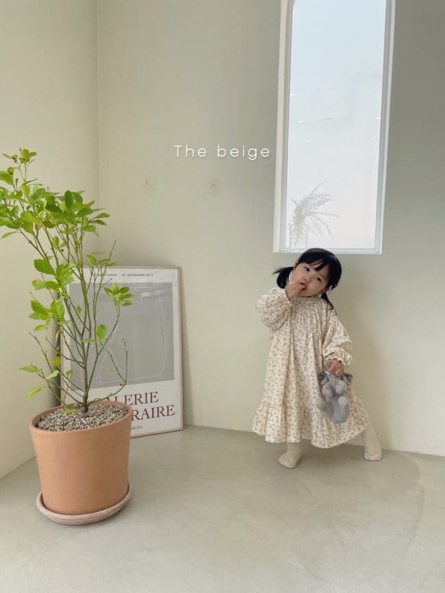 THE BEIGE - Korean Children Fashion - #Kfashion4kids - Flower One-piece - 10