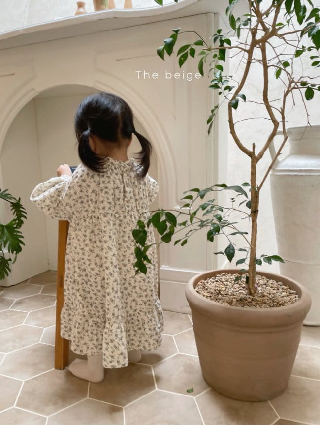 THE BEIGE - Korean Children Fashion - #Kfashion4kids - Flower One-piece - 12