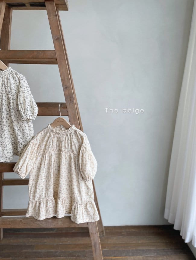 THE BEIGE - Korean Children Fashion - #Kfashion4kids - Flower One-piece - 4