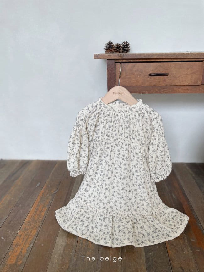 THE BEIGE - Korean Children Fashion - #Kfashion4kids - Flower One-piece - 6