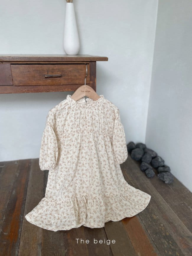 THE BEIGE - Korean Children Fashion - #Kfashion4kids - Flower One-piece - 7