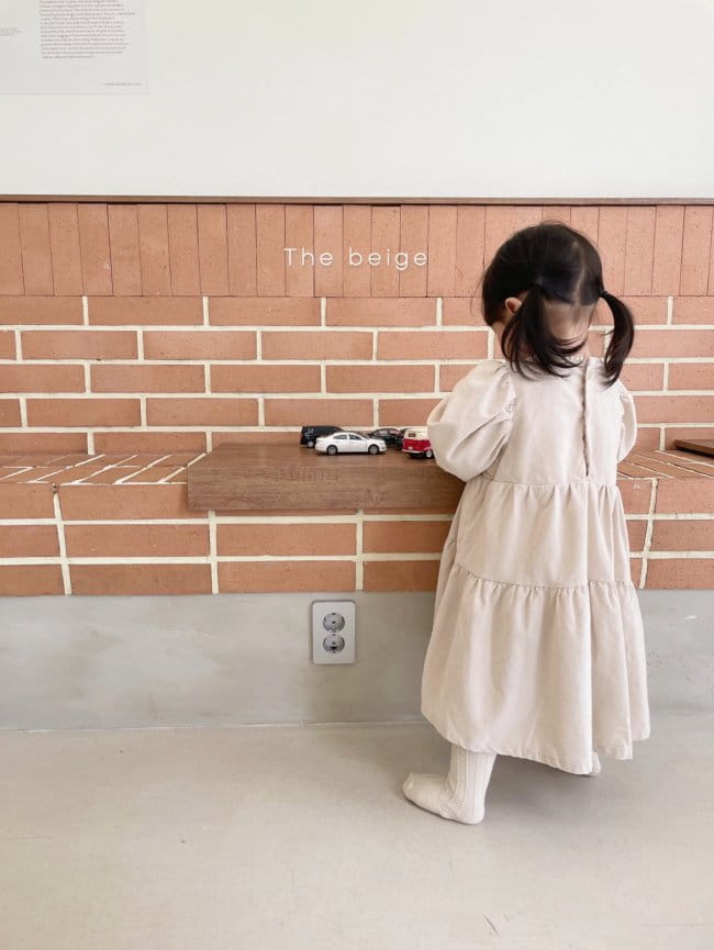 THE BEIGE - Korean Children Fashion - #Kfashion4kids - Corduroy Square One-piece - 11