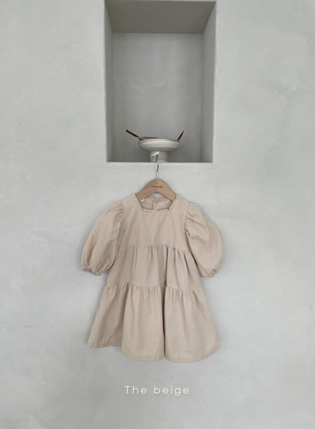 THE BEIGE - Korean Children Fashion - #Kfashion4kids - Corduroy Square One-piece - 2